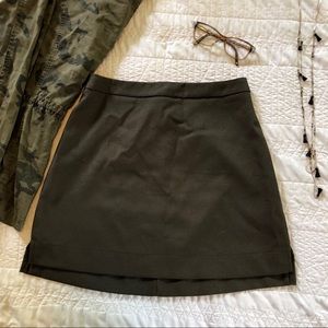 Olive green skirt